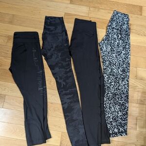 Lululemon Align Leggings Chirasu Pattern Leggings Lot X 4 Size 4-6